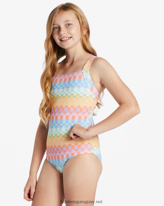 traje de baño de una pieza Paradise Check chicas multi DR68442648 Billabong