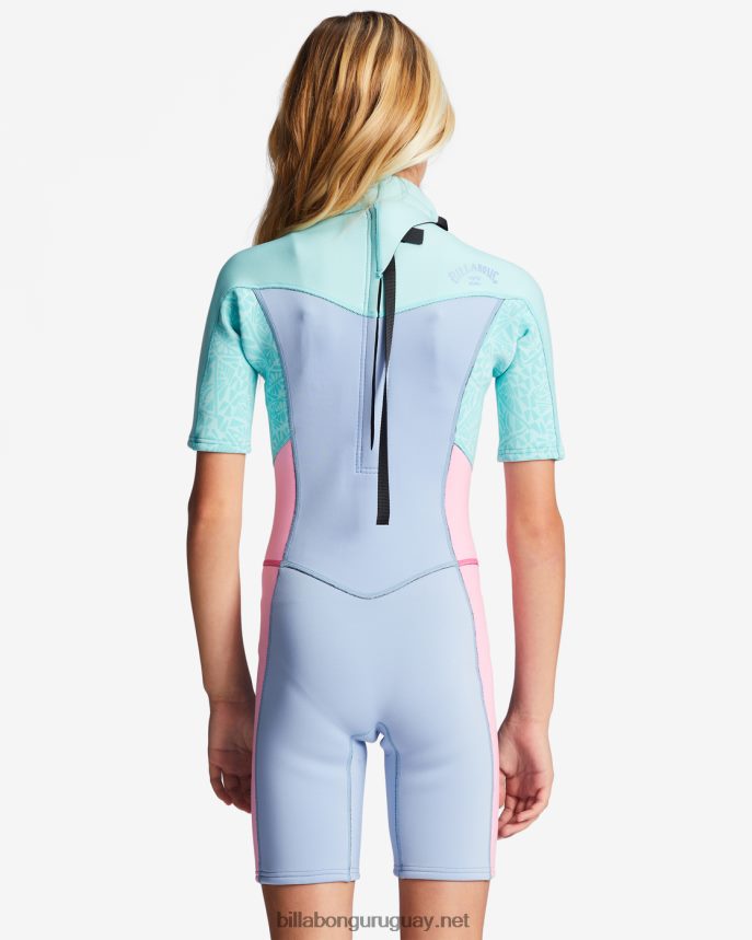 Mono de manga corta con cremallera trasera 2/2 Synergy chicas buenas mareas DR68442636 Billabong