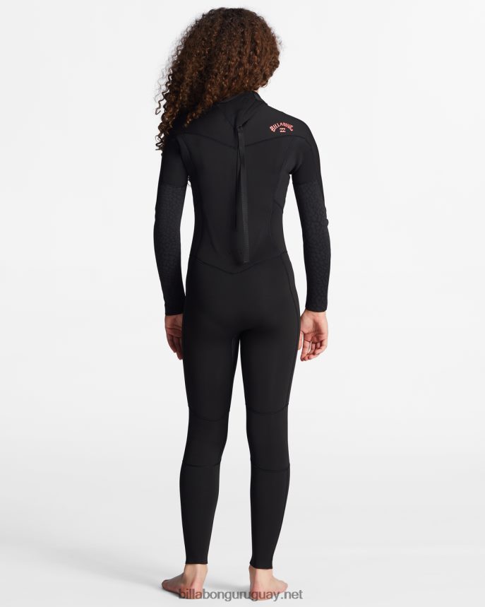 Traje de neopreno completo 4/3 Synergy con cremallera en la espalda chicas negro salvaje DR68442695 Billabong