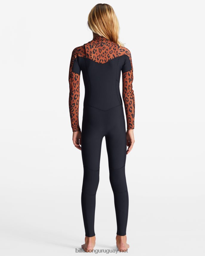 Traje de neopreno completo con cremallera en el pecho 3/2 salty dayz chicas manchado DR68442739 Billabong
