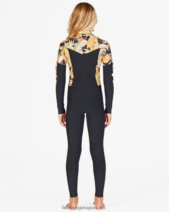 Traje de neopreno completo con cremallera en el pecho 3/2 salty dayz chicas noche de la selva DR68442657 Billabong