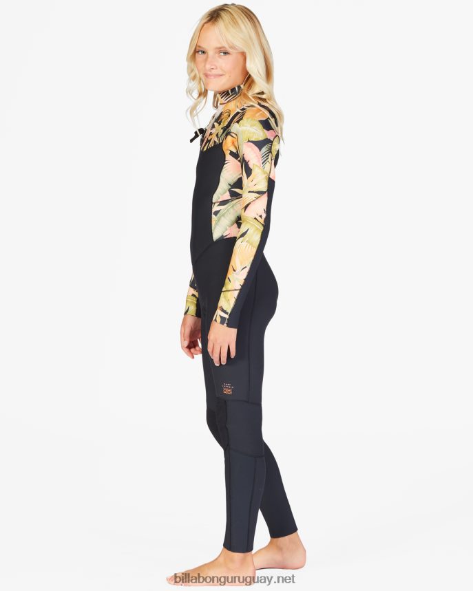Traje de neopreno completo con cremallera en el pecho 4/3 salty dayz chicas noche de la selva DR68442703 Billabong