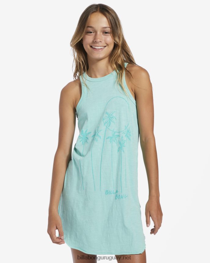 4-16 vestido de camiseta de playa genial chicas laguna de luz DR68442673 Billabong