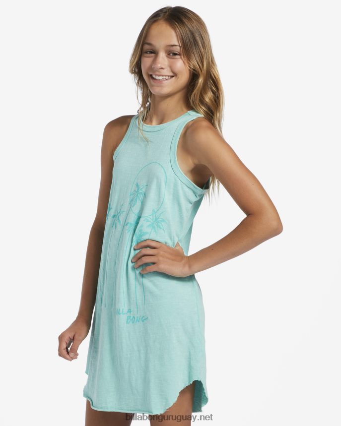 4-16 vestido de camiseta de playa genial chicas laguna de luz DR68442673 Billabong