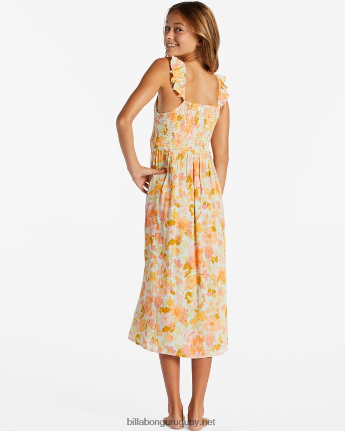 un vestido midi muy divertido chicas espuma marina DR68442611 Billabong