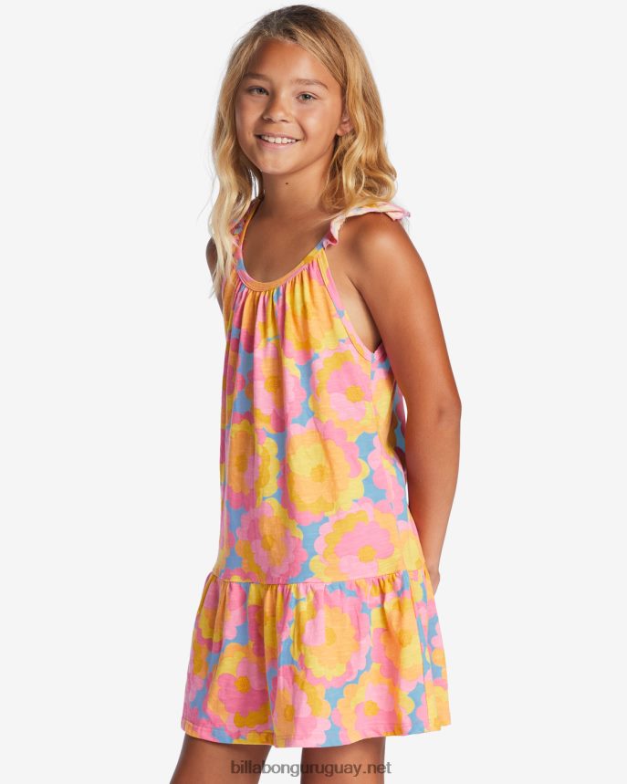 vestido de tirantes con castillos de arena chicas cielo de verano DR68442661 Billabong