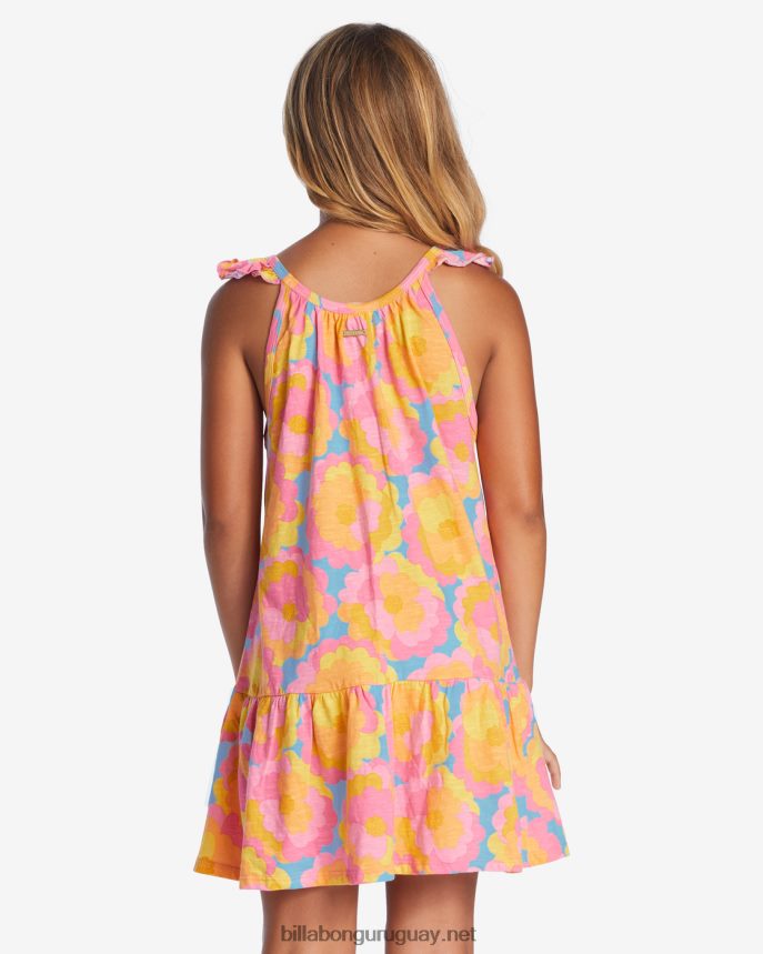 vestido de tirantes con castillos de arena chicas cielo de verano DR68442661 Billabong