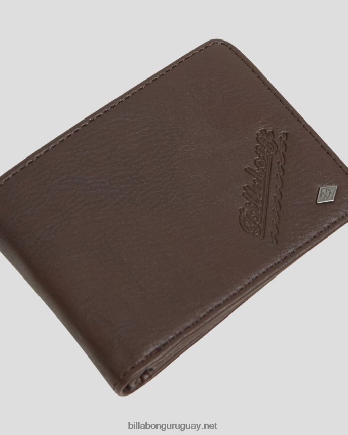 billetera con doble pliegue line up hombres grano de java DR6844843 Billabong