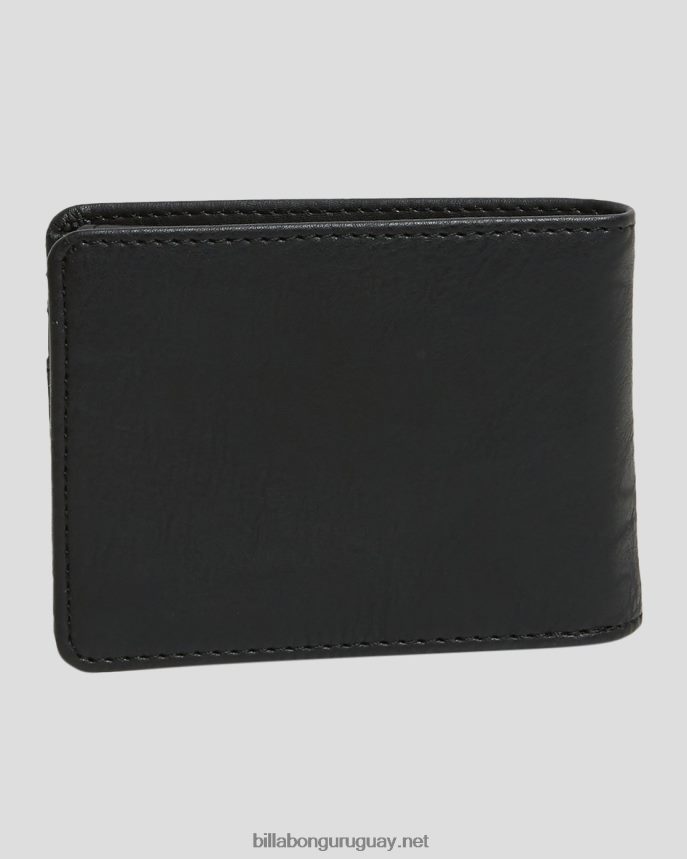 billetera con doble pliegue line up hombres negro DR6844842 Billabong