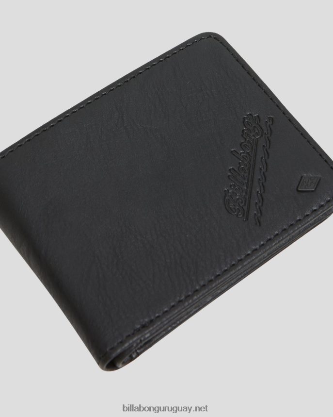 billetera con doble pliegue line up hombres negro DR6844842 Billabong