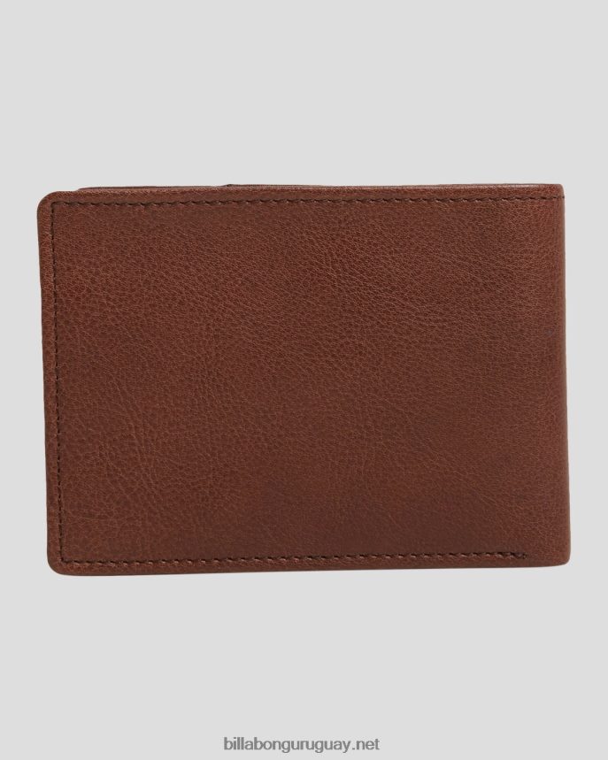 cartera de dos pliegues slim Downtown hombres grano de java DR6844844 Billabong