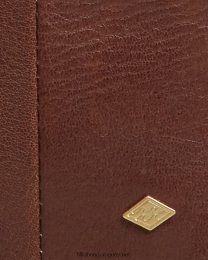 cartera de dos pliegues slim Downtown hombres grano de java DR6844844 Billabong
