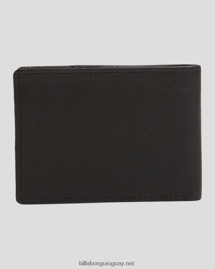 cartera de dos pliegues slim Downtown hombres grano negro DR6844841 Billabong