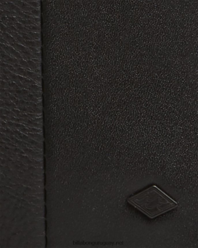 cartera de dos pliegues slim Downtown hombres grano negro DR6844841 Billabong