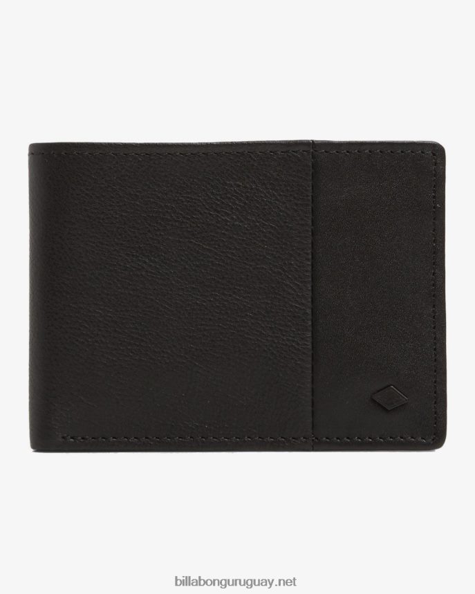 cartera de dos pliegues slim Downtown hombres grano negro DR6844841 Billabong