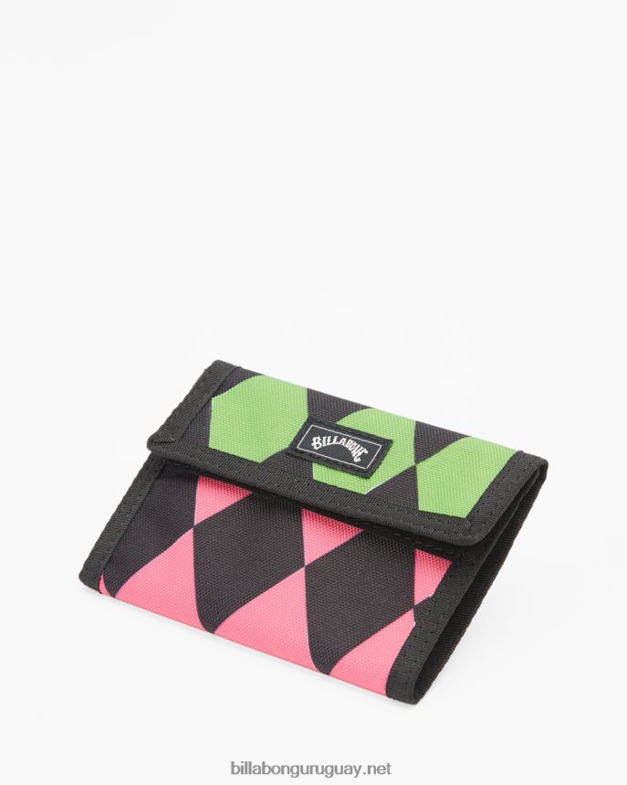 cartera triple tribong lite hombres verde neón DR6844858 Billabong