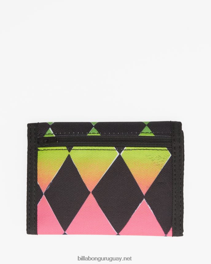 cartera triple tribong lite hombres verde neón DR6844858 Billabong