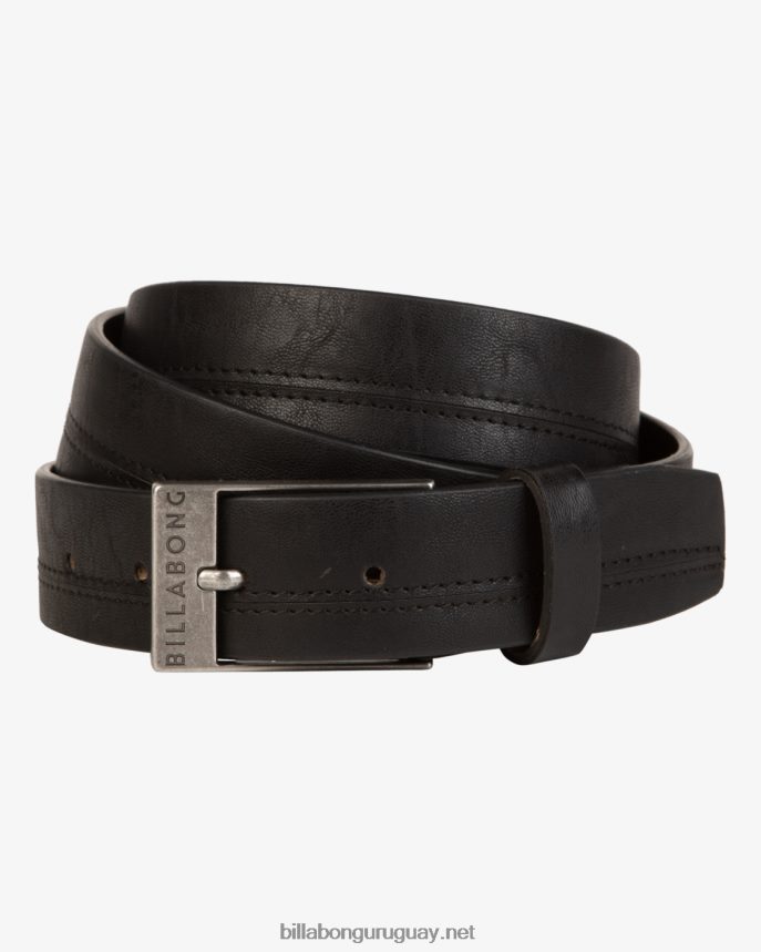 cinturón de piel sintética de dimensión hombres negro DR6844802 Billabong