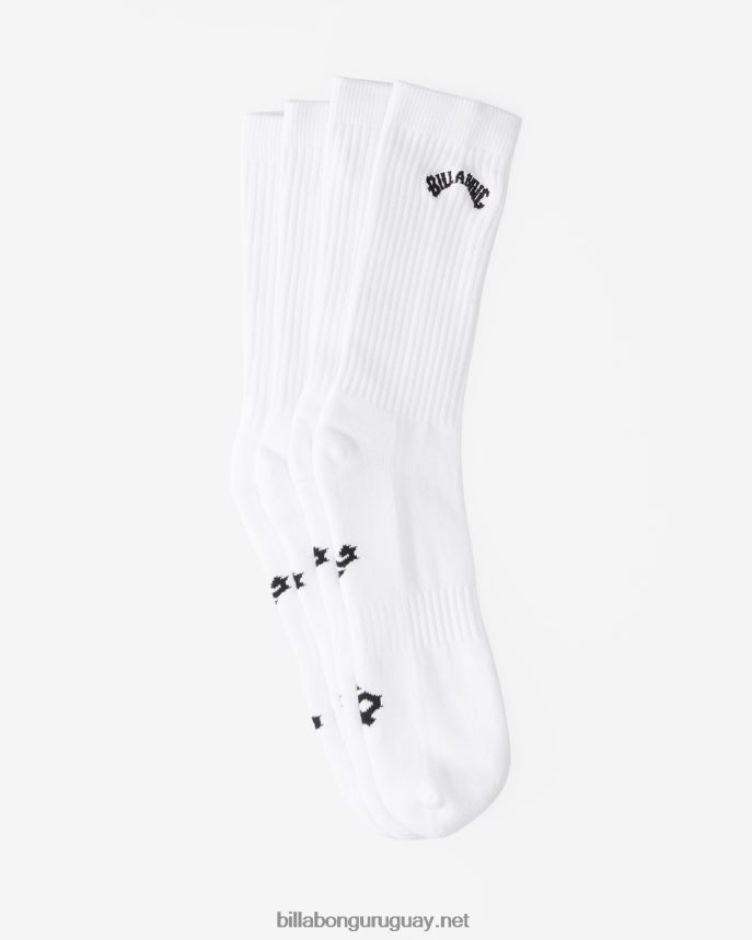 Pack de 2 pares de calcetines básicos hombres blanco DR6844730 Billabong