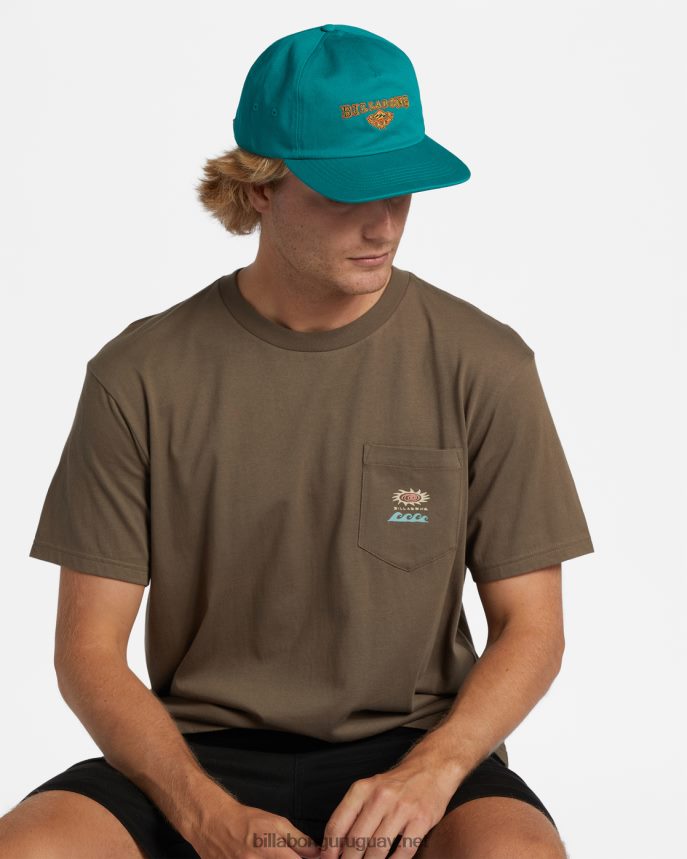 gorra de béisbol de herencia hombres verde azulado profundo DR6844670 Billabong