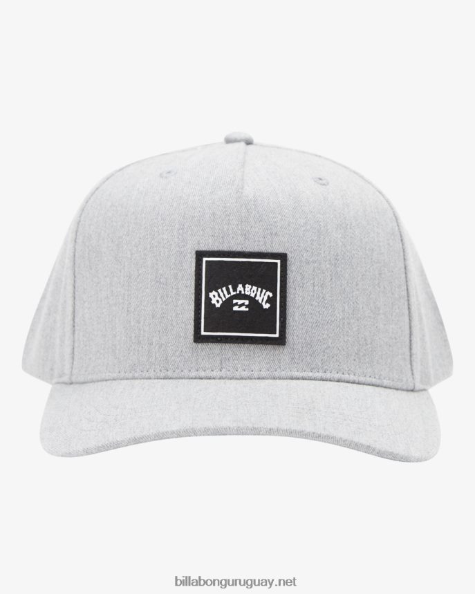 gorra snapback apilada hombres brezo gris DR6844826 Billabong