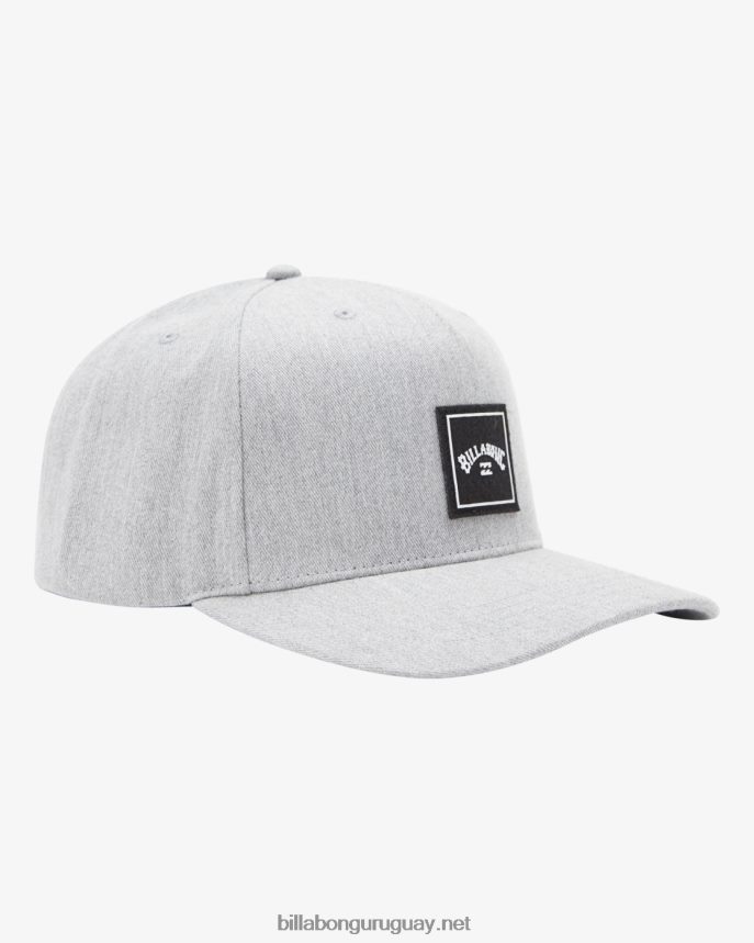 gorra snapback apilada hombres brezo gris DR6844826 Billabong