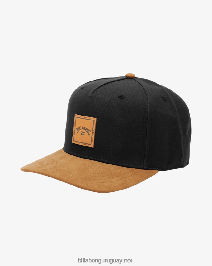 gorra snapback apilada hombres negro/tostado DR6844819 Billabong
