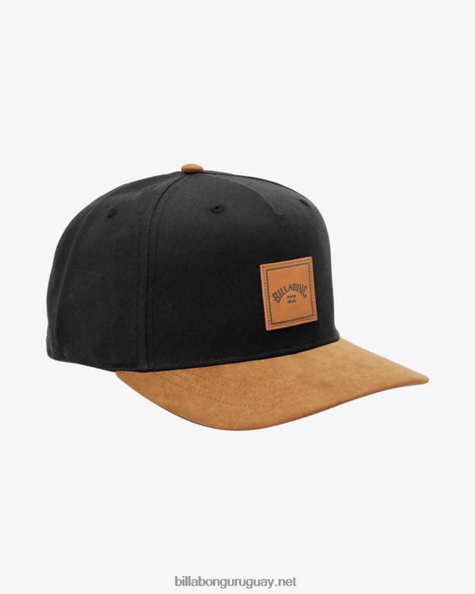 gorra snapback apilada hombres negro/tostado DR6844819 Billabong