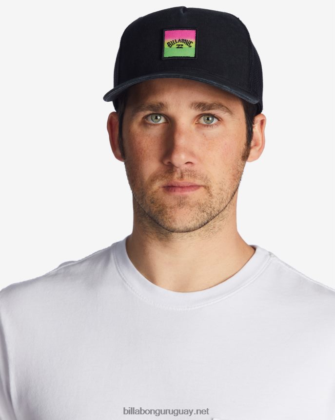 sombrero de camionero apilado hombres verde neón DR6844862 Billabong