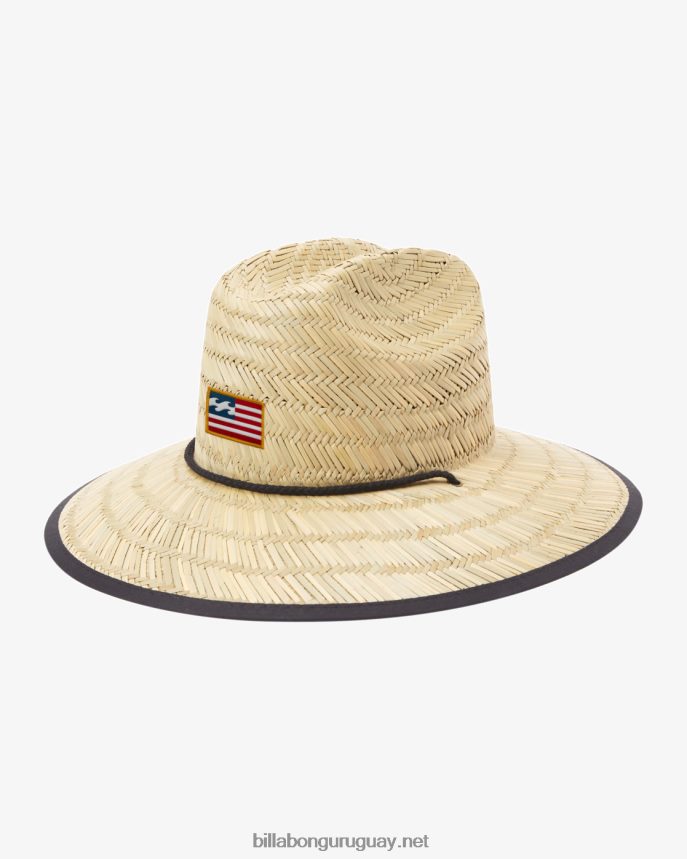 sombrero salvavidas de paja con estampado de mareas hombres camuflaje DR6844794 Billabong