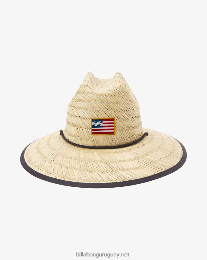 sombrero salvavidas de paja con estampado de mareas hombres camuflaje DR6844794 Billabong