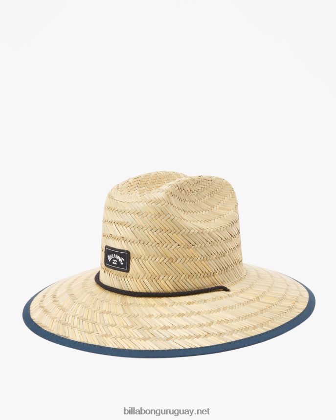 sombrero salvavidas de paja con estampado de mareas hombres neblina azul DR6844846 Billabong