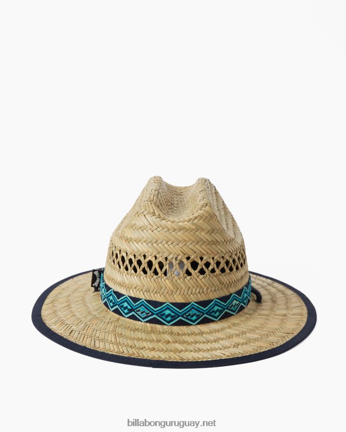 sombrero salvavidas de paja de mareas medias hombres neblina azul DR6844691 Billabong