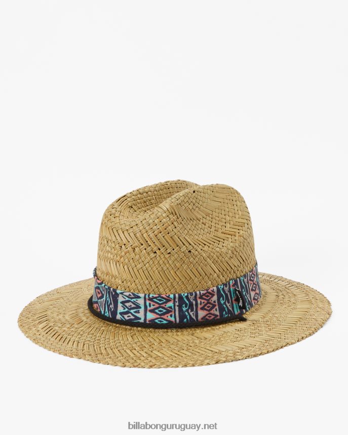 sombrero salvavidas de paja mai tides hombres menta DR6844774 Billabong