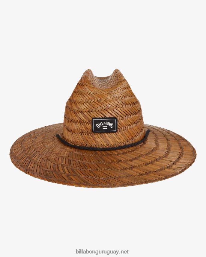 sombrero salvavidas de paja mareas hombres marrón DR6844751 Billabong