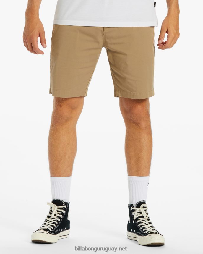 pantalón corto Carter Performance 20'' hombres caqui DR6844553 Billabong
