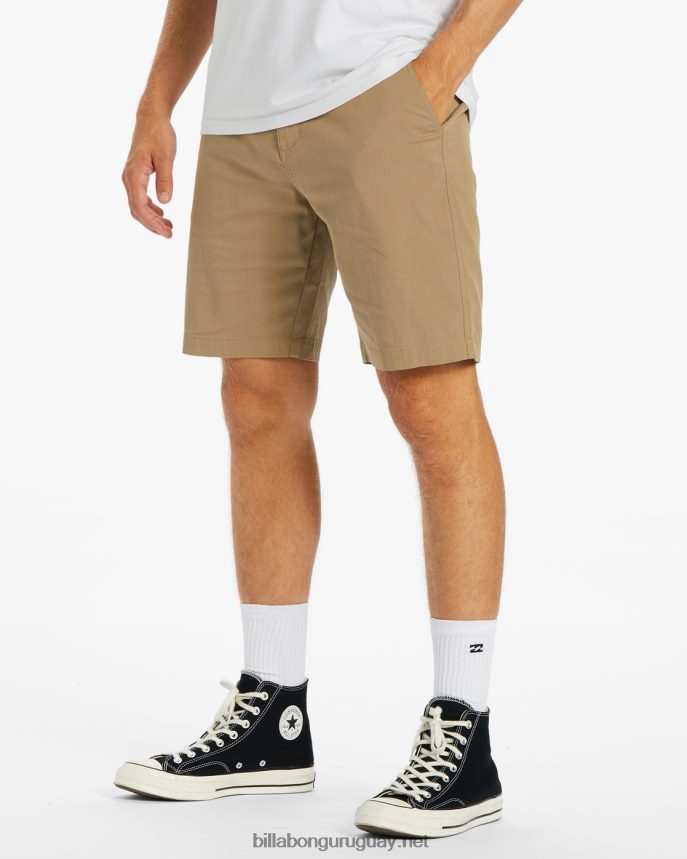 pantalón corto Carter Performance 20\'\' hombres caqui DR6844553 Billabong