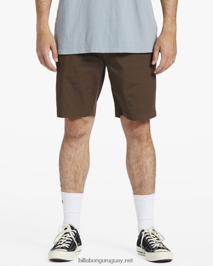 pantalón corto Carter Performance 20'' hombres marron oscuro DR6844629 Billabong