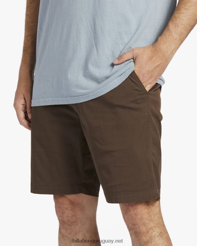 pantalón corto Carter Performance 20\'\' hombres marron oscuro DR6844629 Billabong
