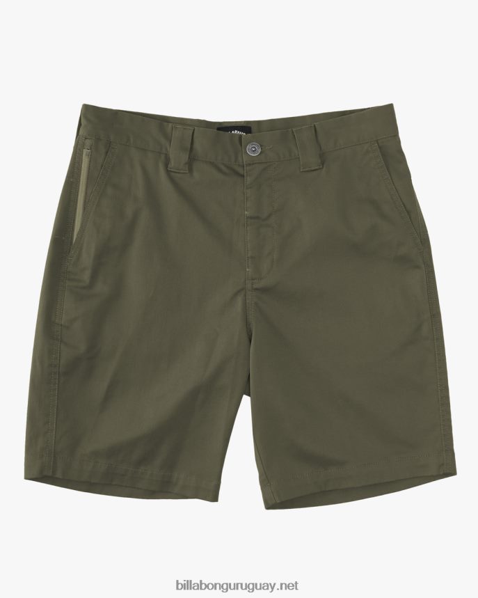pantalón corto Carter Performance 20'' hombres militar DR6844603 Billabong