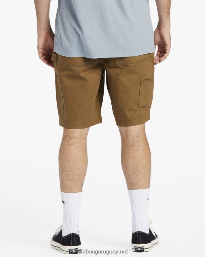 pantalones cortos de carpintero de jean de la unión hombres nutria DR6844344 Billabong