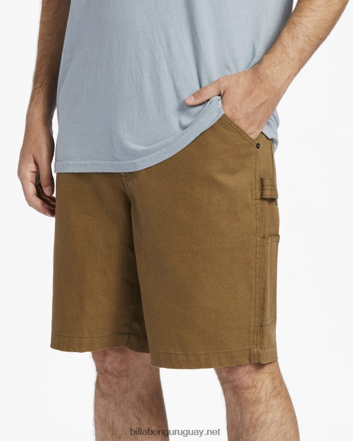pantalones cortos de carpintero de jean de la unión hombres nutria DR6844344 Billabong