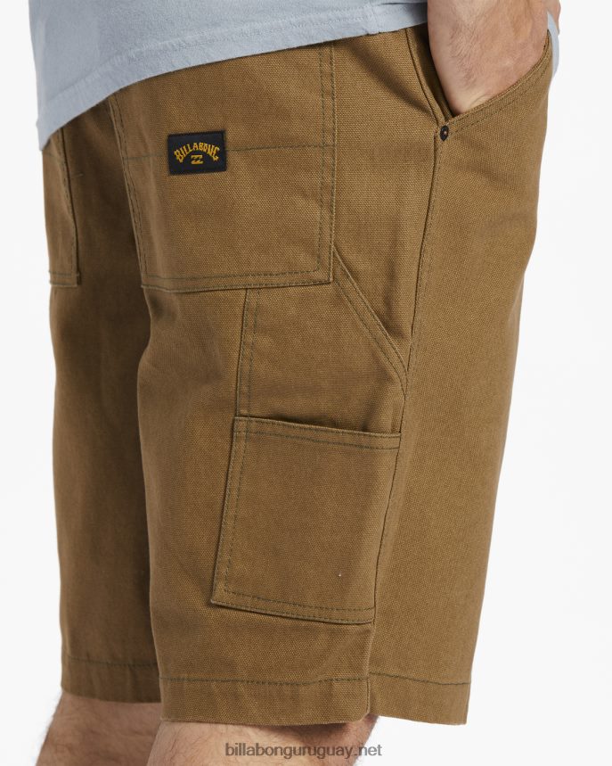 pantalones cortos de carpintero de jean de la unión hombres nutria DR6844344 Billabong