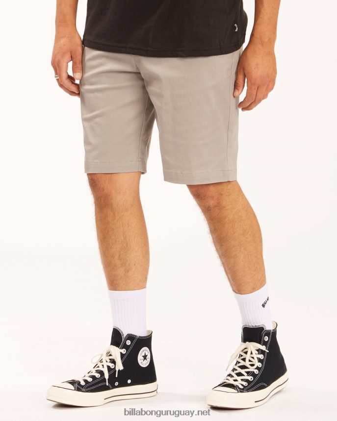 pantalones cortos elásticos carter 21\'\' hombres brezo gris DR6844514 Billabong