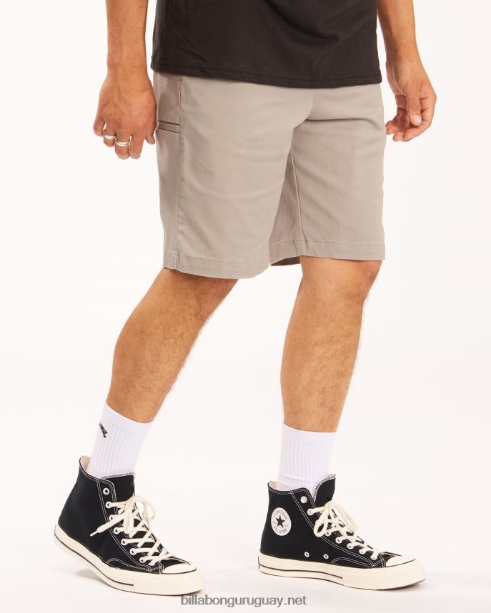 pantalones cortos elásticos carter 21\'\' hombres brezo gris DR6844514 Billabong