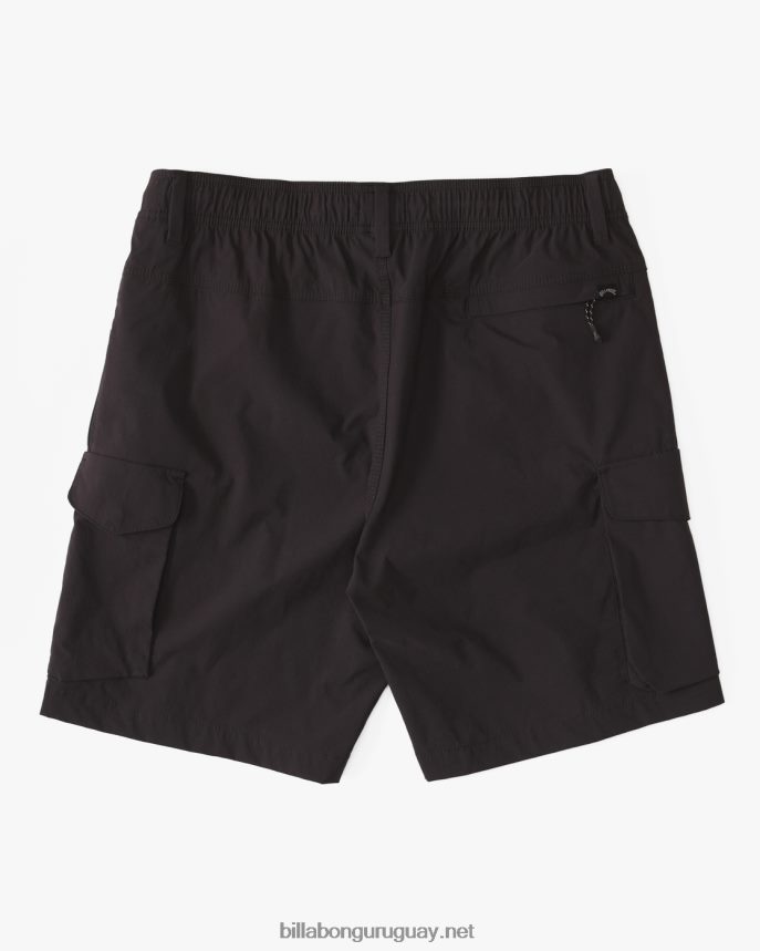 pantalones cortos surftrek elásticos técnicos cargo 19\'\' hombres negro DR6844472 Billabong