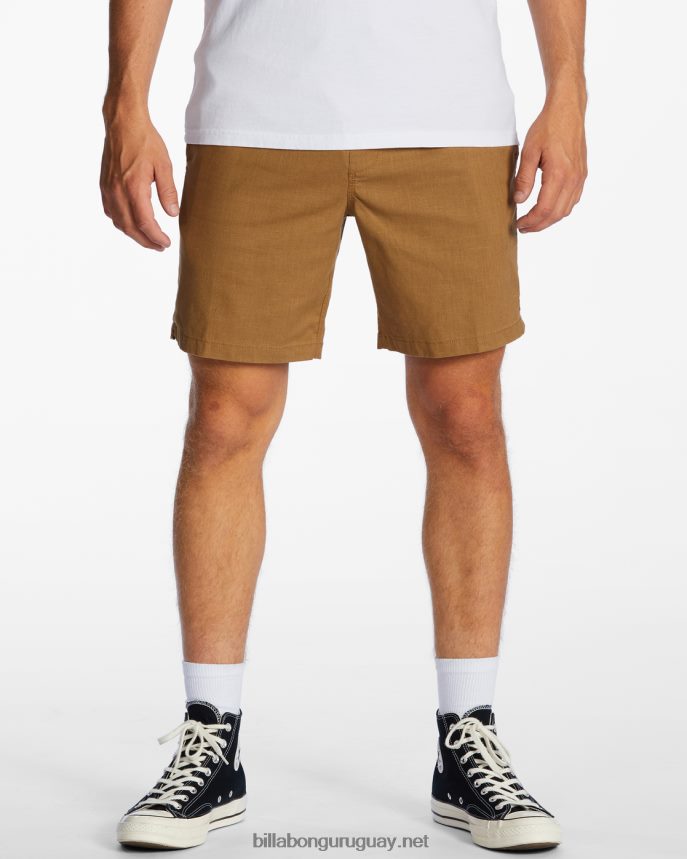 pantalones cortos técnicos con elástico de cáñamo surftrek hombres armiño DR6844466 Billabong