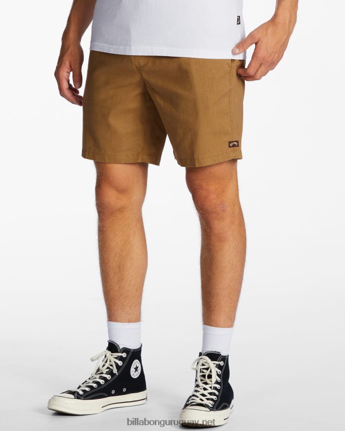 pantalones cortos técnicos con elástico de cáñamo surftrek hombres armiño DR6844466 Billabong