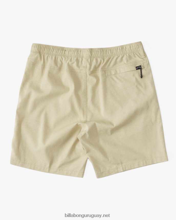 pantalones cortos técnicos con elástico de cáñamo surftrek hombres caqui de campo DR6844232 Billabong