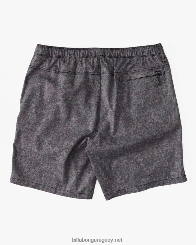pantalones cortos técnicos con elástico de cáñamo surftrek hombres cuervo DR6844237 Billabong